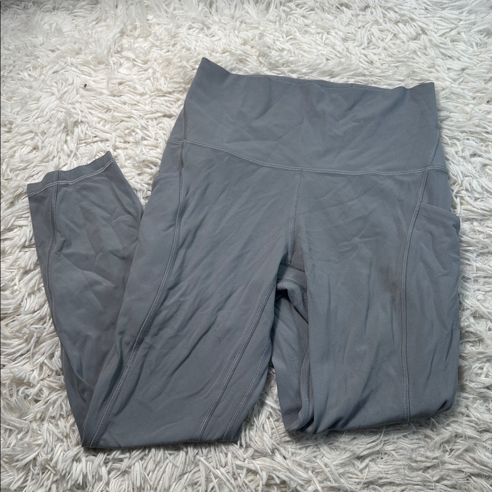 Lululemon Align High Rise Crop with Pockets 23" Rhino Grey - Picture 1 of 6